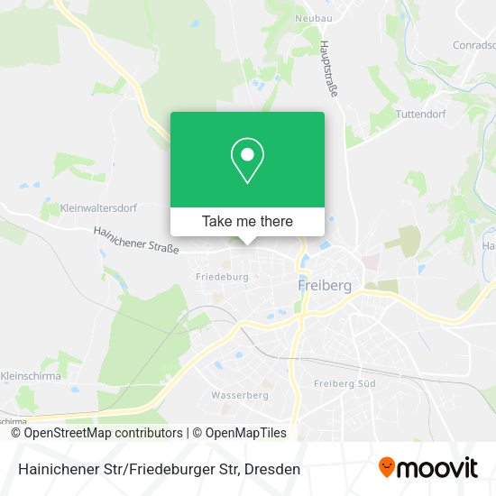 Карта Hainichener Str / Friedeburger Str
