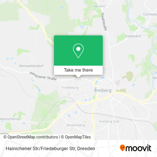 Hainichener Str / Friedeburger Str map