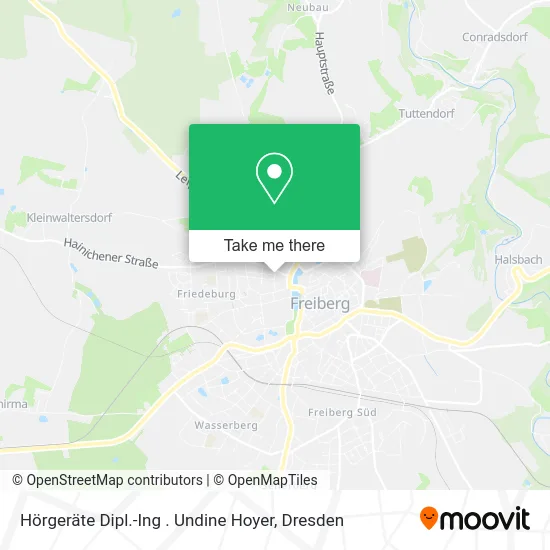 Карта Hörgeräte Dipl.-Ing . Undine Hoyer