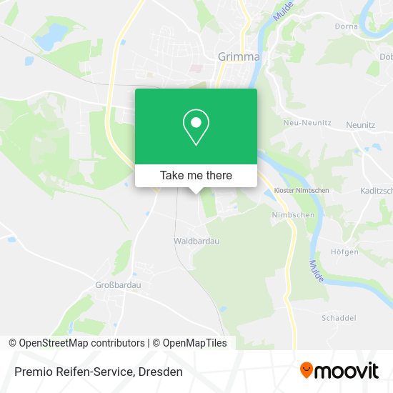 Карта Premio Reifen-Service