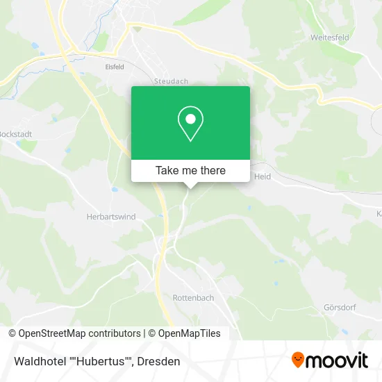 Карта Waldhotel ""Hubertus""