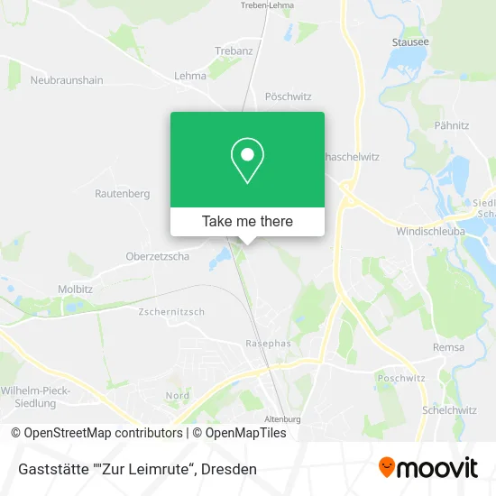 Карта Gaststätte ""Zur Leimrute“