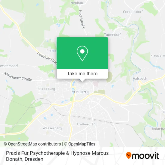 Карта Praxis Für Psychotherapie & Hypnose Marcus Donath