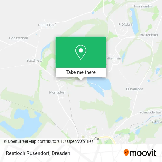 Карта Restloch Rusendorf