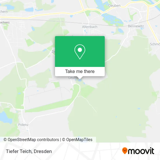 Карта Tiefer Teich