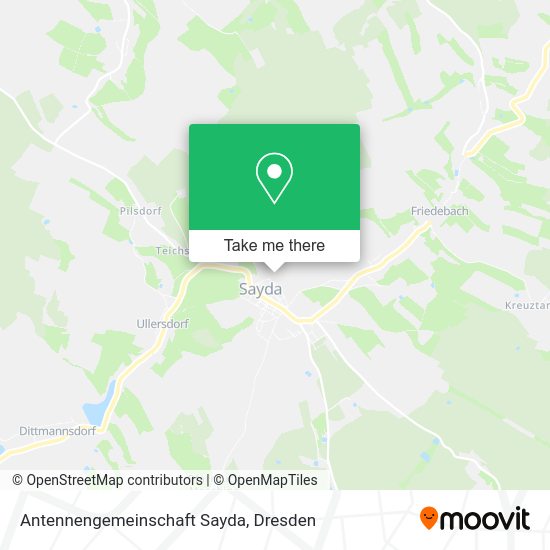 Карта Antennengemeinschaft Sayda