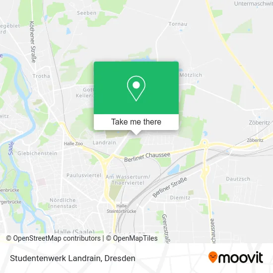 Карта Studentenwerk Landrain