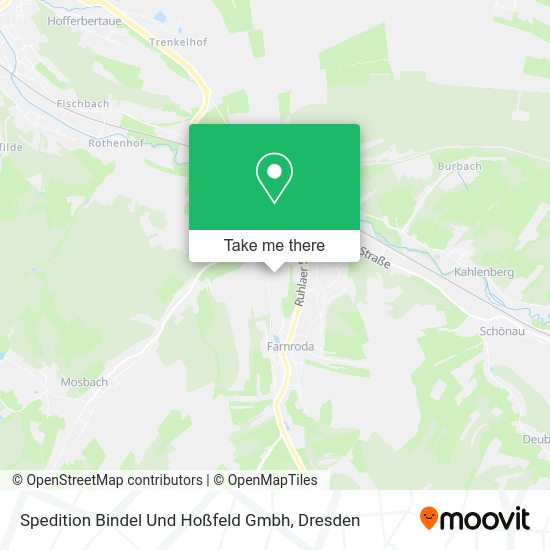 Карта Spedition Bindel Und Hoßfeld Gmbh