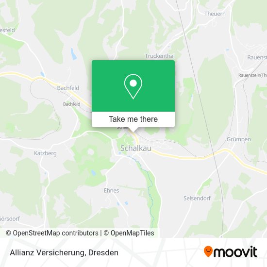 Карта Allianz Versicherung