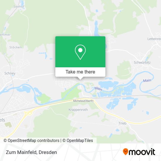 Карта Zum Mainfeld