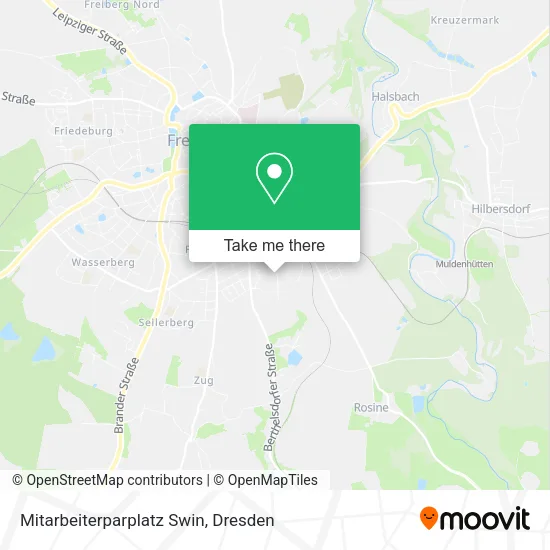 Карта Mitarbeiterparplatz Swin