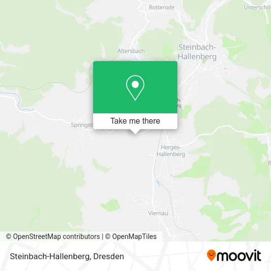 Карта Steinbach-Hallenberg