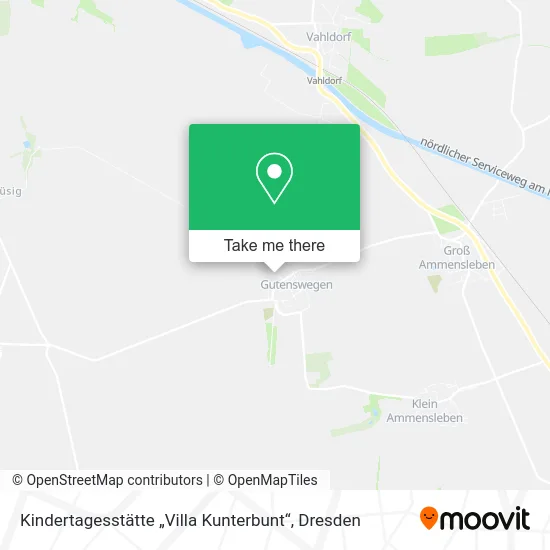 Карта Kindertagesstätte „Villa Kunterbunt“
