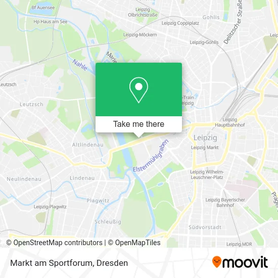 Карта Markt am Sportforum