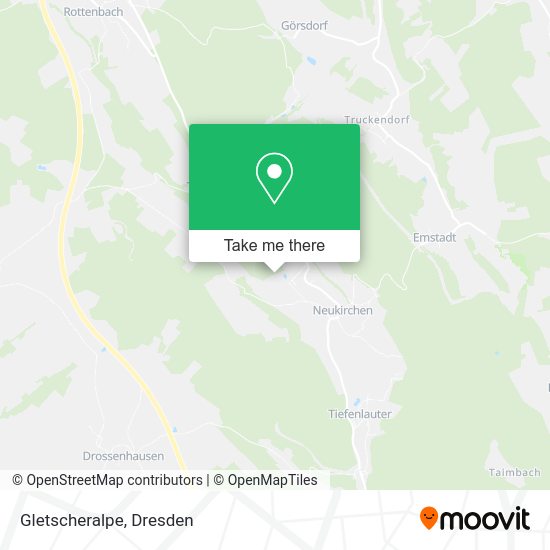 Карта Gletscheralpe