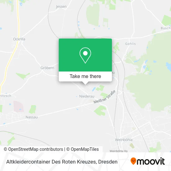 Карта Altkleidercontainer Des Roten Kreuzes