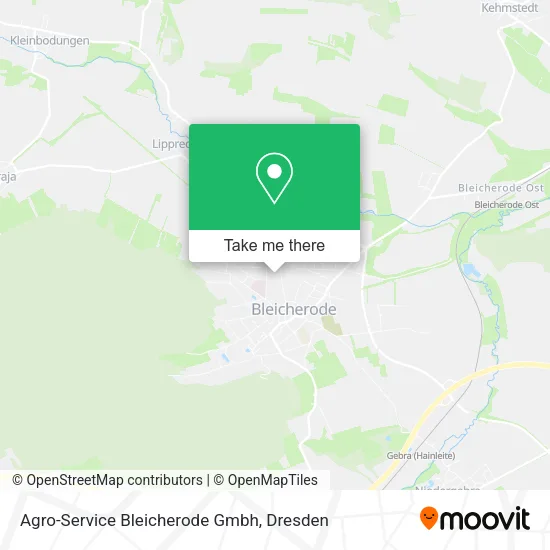 Agro-Service Bleicherode Gmbh map