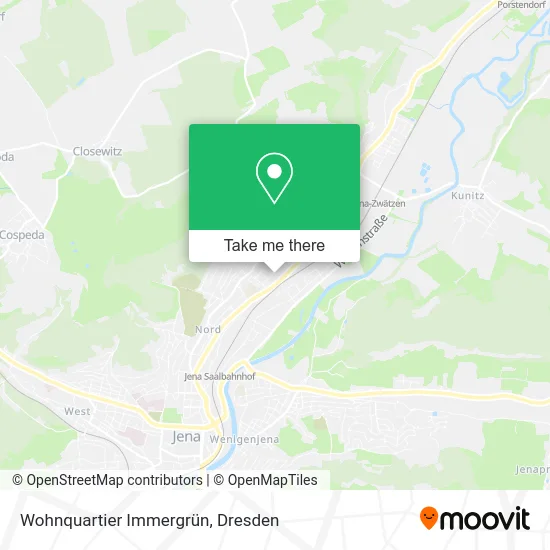 Карта Wohnquartier Immergrün