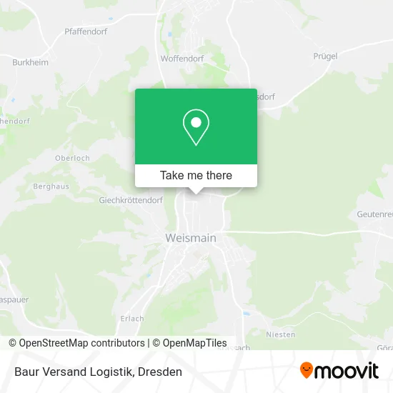 Baur Versand Logistik map