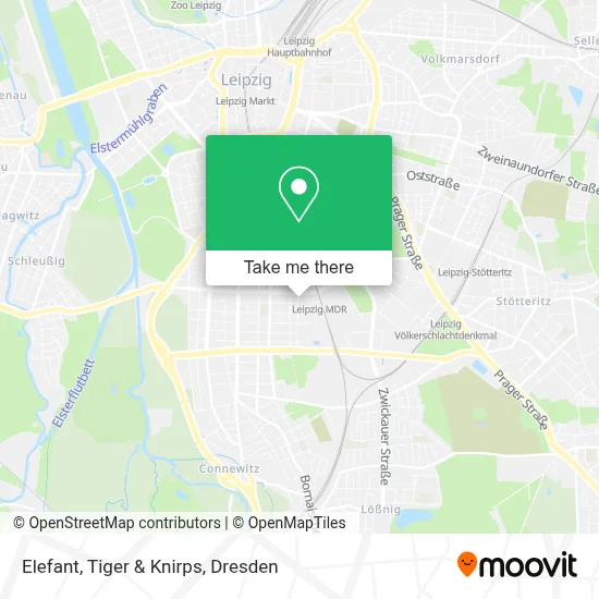 Elefant, Tiger & Knirps map