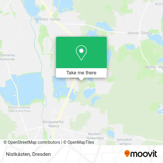 Карта Nistkästen
