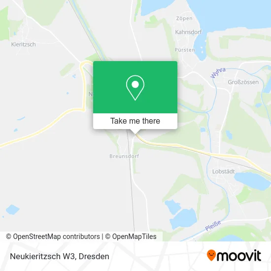 Карта Neukieritzsch W3