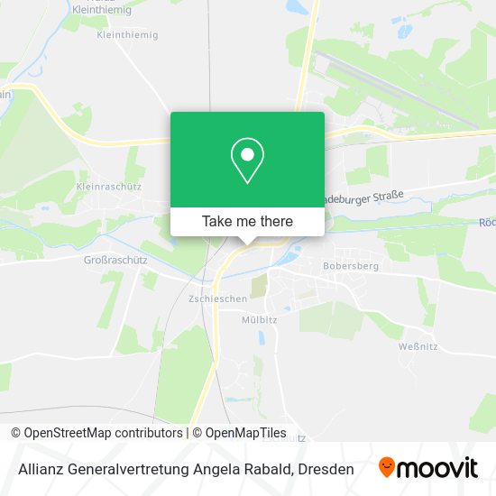 Карта Allianz Generalvertretung Angela Rabald