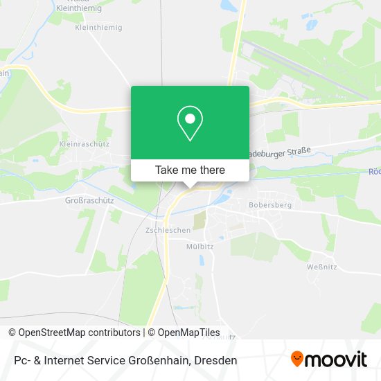 Карта Pc- & Internet Service Großenhain