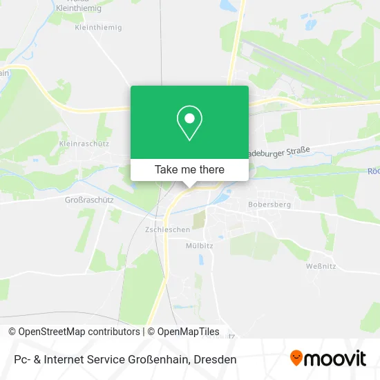 Карта Pc- & Internet Service Großenhain
