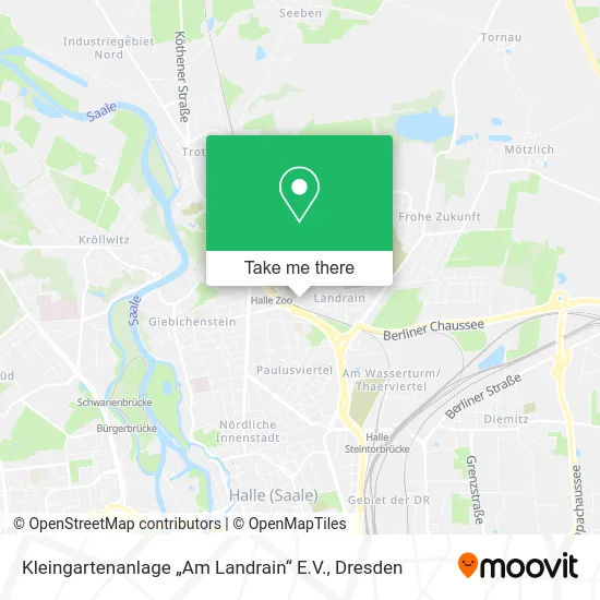 Карта Kleingartenanlage „Am Landrain“ E.V.