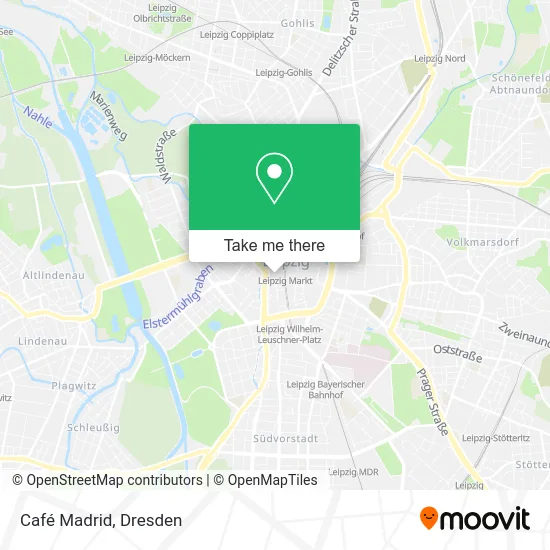 Карта Café Madrid