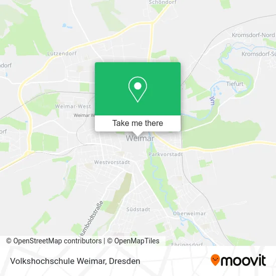 Карта Volkshochschule Weimar