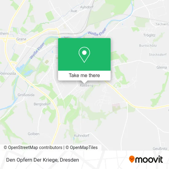 Карта Den Opfern Der Kriege