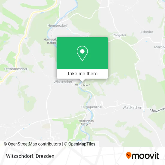 Witzschdorf map