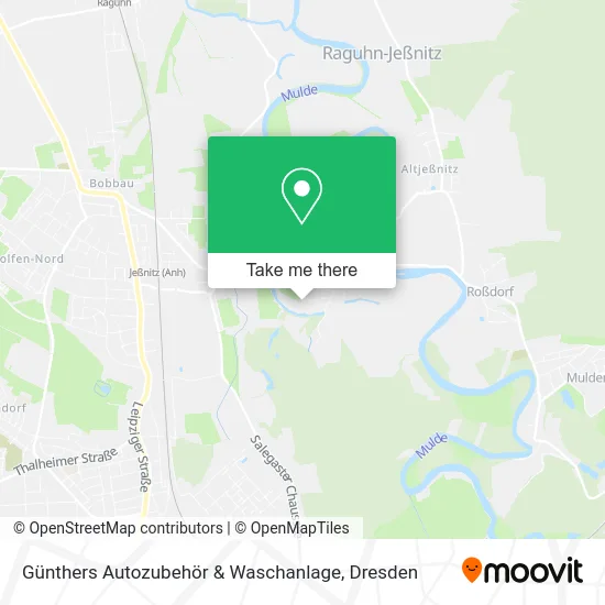 Карта Günthers Autozubehör & Waschanlage