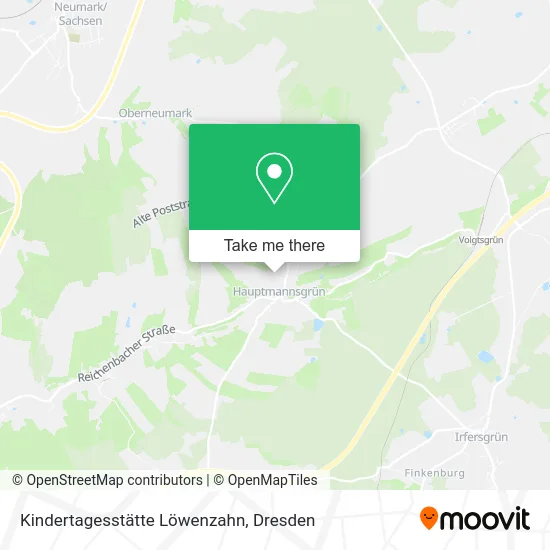 Карта Kindertagesstätte Löwenzahn