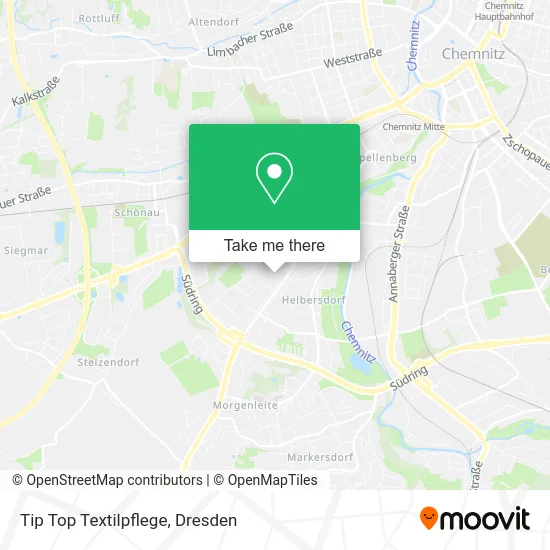 Карта Tip Top Textilpflege