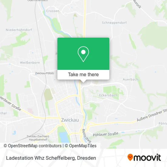 Карта Ladestation Whz Scheffelberg
