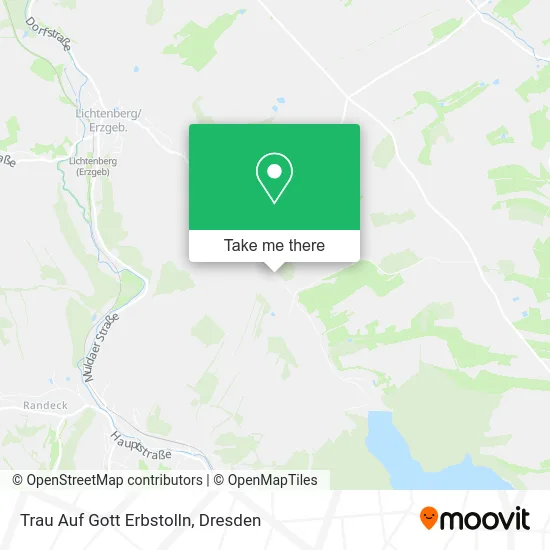 Карта Trau Auf Gott Erbstolln