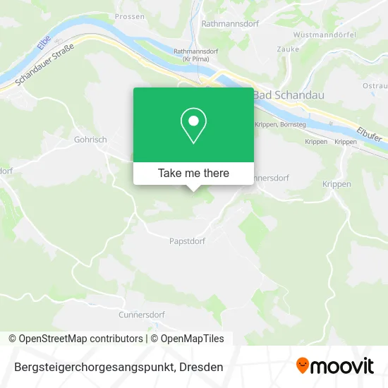 Карта Bergsteigerchorgesangspunkt