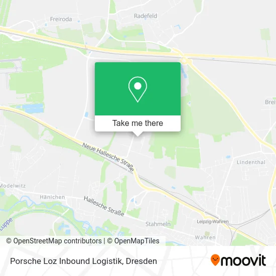 Карта Porsche Loz Inbound Logistik