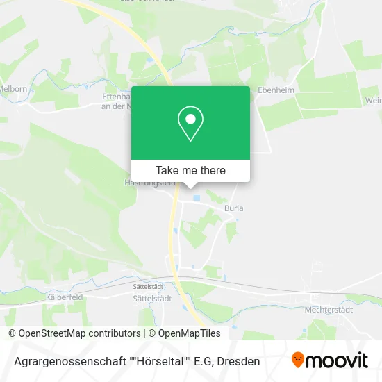 Agrargenossenschaft ""Hörseltal"" E.G map
