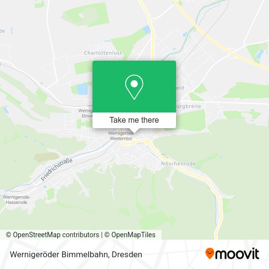 Карта Wernigeröder Bimmelbahn