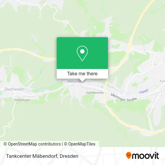 Карта Tankcenter Mäbendorf