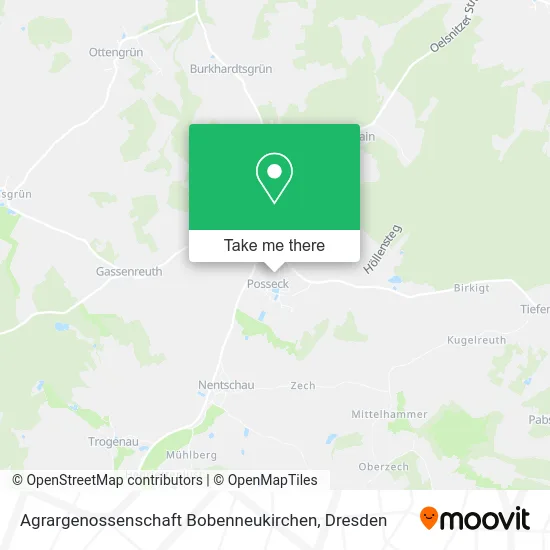 Agrargenossenschaft Bobenneukirchen map