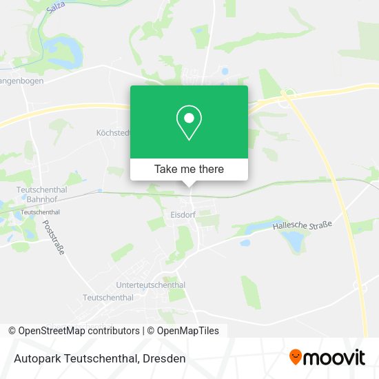 Карта Autopark Teutschenthal