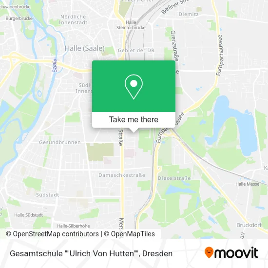 Карта Gesamtschule ""Ulrich Von Hutten""