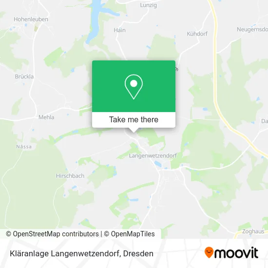 Карта Kläranlage Langenwetzendorf