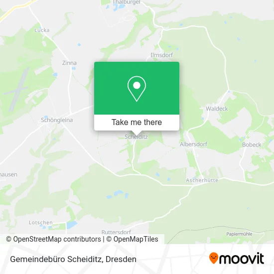Карта Gemeindebüro Scheiditz