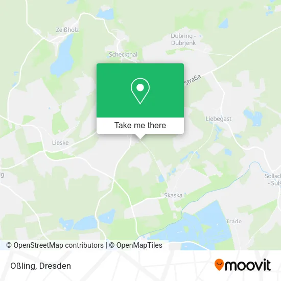 Карта Oßling